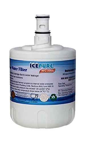 IcePure RFC1400A Water Filter Replacement Cartridge for Whirlpool, Amana, Kenmore, Kitchen-Aid