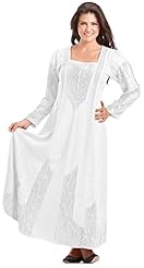 A-line Full Length Satin/Velvet Lace  Dress