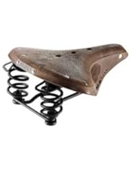 Brooks Womens B67 S City/Touring Bicycle Saddle - Pre-Aged Dark Tan - B2002051