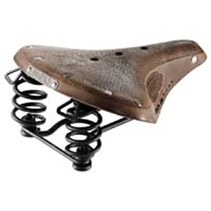 Buy Brooks Ladies B67 S City Touring Bicycle Saddle - Pre-Aged Dark Tan - B2002051