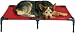 Kakadu Pet Elevated Pet Cot, Fire (Red) - Large, 36