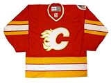 Calgary Flames Vintage 1989 Stanley Cup Dark NHL Hockey Jersey (CCM)