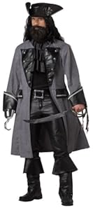 Blackbeard the Pirate Adult Costume (XL)