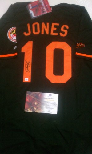 Adam Jones Signed Baltimore Orioles Authentic Jersey Size 52