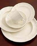 Gien Pont Aux Choux White 5 Piece Place Setting - Clearance