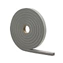 M-D Building Products 2253 High Density Foam Tape, 3/16-by-3/8-Inch by 17 Feet, Closed Cell, Gray