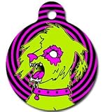Zombie Poodles on the Loose Pet ID Tag for Dogs and Cats