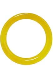 Antiquity Sian Art Agate Yellow and Red Natural Bangle Bracelet For Good Fortune