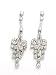 Diamond Earrings Fine Earrings 2.68k GV.V.S Brilliant Diamonds on 18k White Gold Chandelier with Post Earrings
