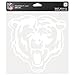 NFL Chicago Bears Perfect Cut White Decal, 8 x 8-Inch