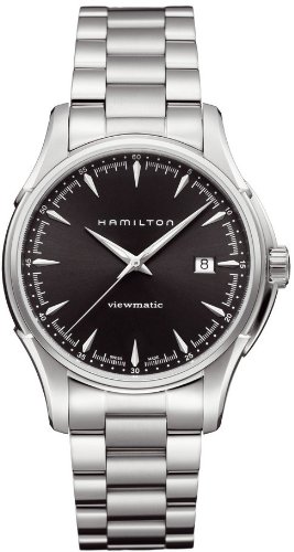 Hamilton Men's H32665131 Jazzmaster Black Dial Watch
