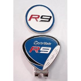 TaylorMade R9 Blue Golf Ball Marker & Hat Clip