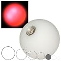 70mm glow juggling ball - red