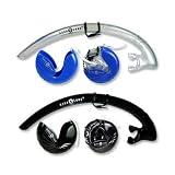 Aqua Lung Sport Nautilus Folding Travel Snorkel Blue