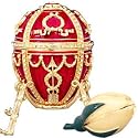 Faberge Imperial Rosebud Egg w/Pendant