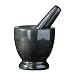 from Premier Housewares Premier Housewares 13 x 13 x 13 cm Smooth Charcoal Granite Mortar and Pestle Model 1001118