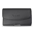 Leather Pouch Protective Carrying Cell Phone Case for BlackBerry Torch 9800 Curve 3G 9300 9330 Curve 8330 8300 8520 8530 8900 Bold 9700 9780 / ZTE MSGM8 II Cricket / HTC Pure / LG Octane Verizon Vu Plus enV3 VX-9200 Rumor Touch GM730 / Motorola Bravo Flipside AT&T Defy T-Mobile / Palm Pixi / Pixi Plus / Pantech Crux Verizon Slate C530 / Samsung SGH-A187 AT&T Magnet A257 Freeform / Link R350 / Sharp Microsoft Kin Two - Black