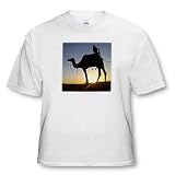 Kike Calvo Desert - Desert safari is an exhilarating way of discovering Dubais natural beauties Camel ride at sunset - T-Shirts