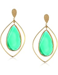 Coralia Leets Jewelry Design Amazon Green Jumbo Stone Post Earrings