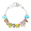 Fast Food Theme Theme Designer Style Charm Bracelet Fashion Jewelry