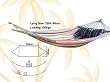 Mehrpersonen H�ngematte 220 x 160 cm / 200 Kg Belastbar
