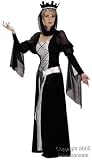 Adult Black Queen Halloween Costume (Sz:Small 5-7)