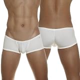 Groovin' White *New Style* Super Extra Low Rise CUP Boxer Brief