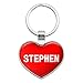 Metal Keychain Key Chain Ring I Love Heart Names Male S Sher - Stephen