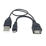 Caxico マイクロ USB ホスト OTG ケーブルで USB プラグ電源] タブ 3 サムスンギャラクシー S4 i9500 i9505 S3 i9300 S2 i9100 S3 i9300 i