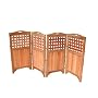 VIFAH V163 Acacia Hardwood Privacy Screen