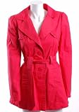 Anastasia-Womens Fashion Cotton Belted Raincoat