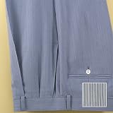 Pleated Wool Pincord Trousers