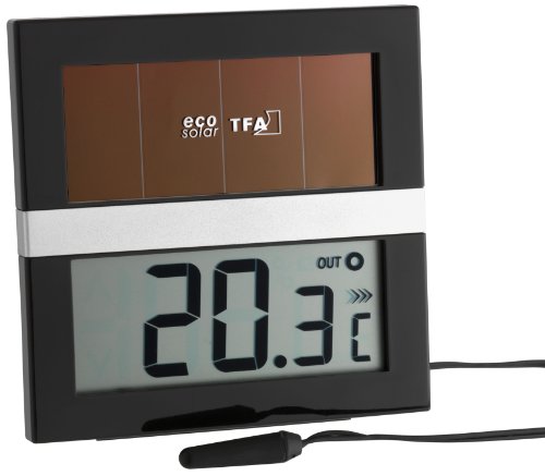 TFA 30.1038 Eco Solar / digitales Solarthermometer f&uuml;r innen und au&szlig;en Preisvergleich