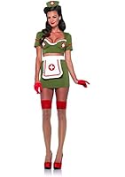 Leg Avenue Women's 3 Piece Army Nurse Anna