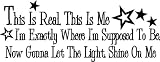 CAMP ROCK LYRICS...WALL STICKERS WORDS SAYINGS QUOTES LETTERING DECALS, BLACK