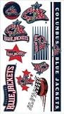 Columbus Blue Jackets Temporary Tattoos Set (Set of 6 Sheets)