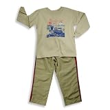 Mis Tee V-Us - Boys Long Sleeve Pant Set, Tan