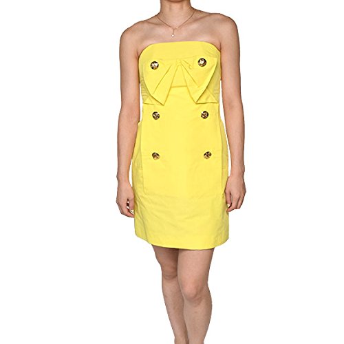 (ルイヴィトン)LOUIS VUITTON リボン ベアワンピース　イエロー　36 ［中古］