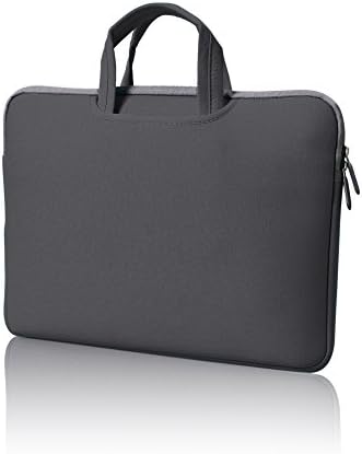 Laptop Sleeve Case Cover:Heikaa Double-ended Zipper Breathable Pouch,Slim Soft MacBook Notebook Sleeve for 15.5 Inch