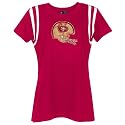 San Francisco 49ers Women's Vintage Helmet Jersey Tee