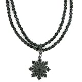 Black Beauties Snowflake Choker