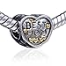 Heart Best Mom Charm Bead Fit Pandora Beads title=
