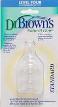 Dr. Brown's Natural Flow Level 4 Standard Nipple, 3 Pack
