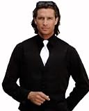 Tuxedo Shirt - Non Pleat Microfiber Ultra Laydown Collar, Black