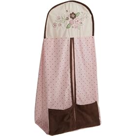 Carter's Love Bug Diaper Stacker, Pink/Choc, 26 X 12.5"