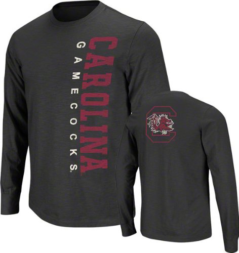 South Carolina Gamecocks Black Hurricane Slub Knit Long Sleeve T-Shirt