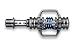 Crank Brothers Egg Beater SL Bicycle Pedal (Silver)