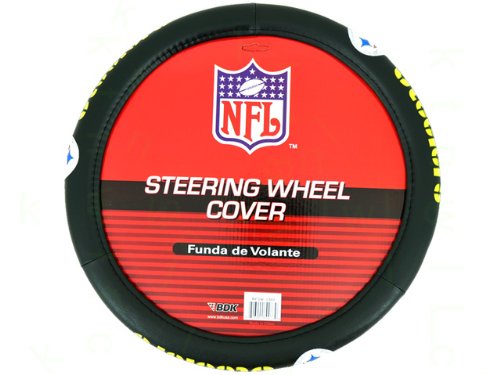 NFL Comfort Grip Steering Wheel Cover - Pittsburgh Steelers
