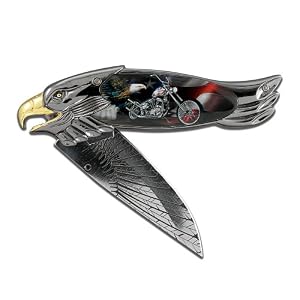 Amazon - American Eagle And Motorcycle Collectible Decorative ...