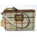 Coach Bleecker Tattersall Wristlet